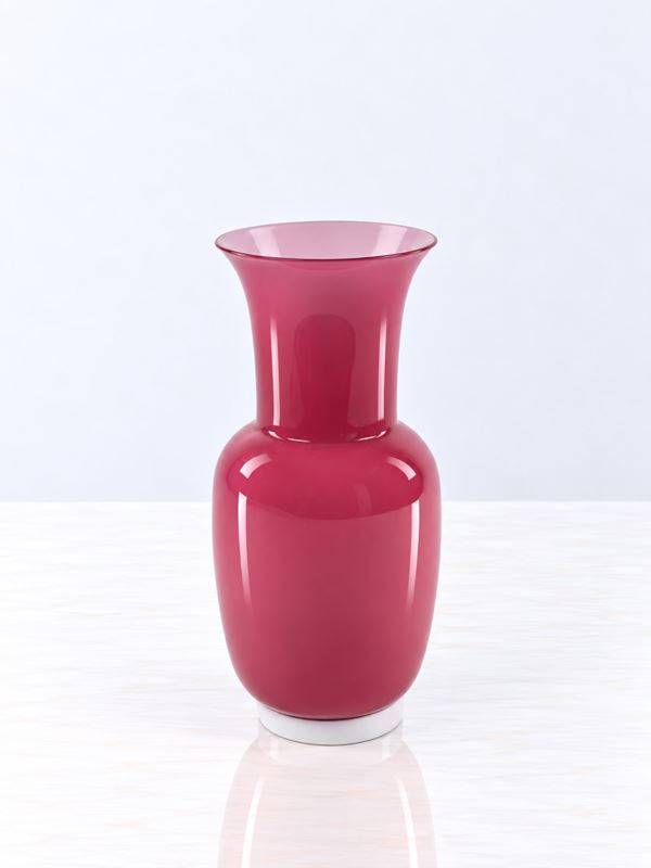 VENINI - "OPALINO" VASE