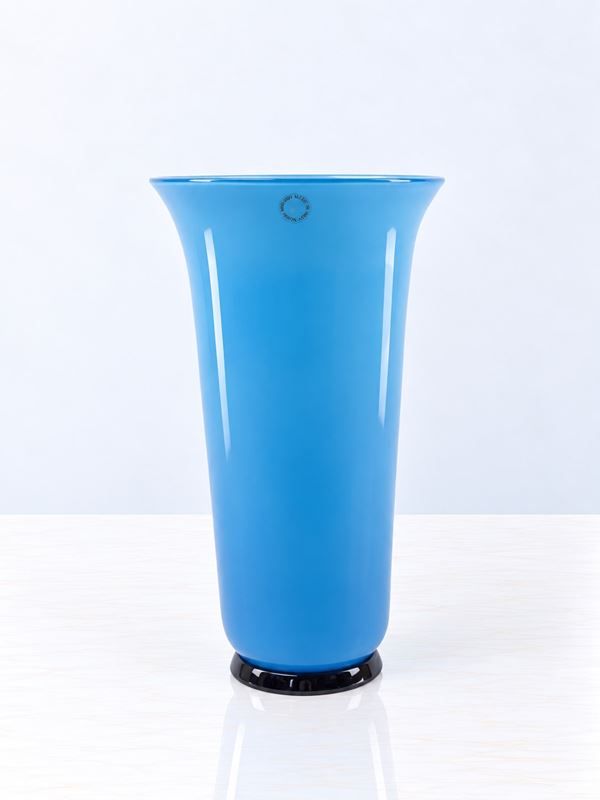 VENINI - "ANNITRENTA" ELONGATED VASE