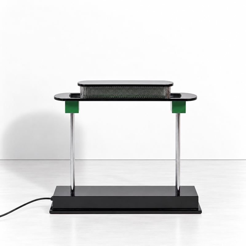 Ettore Sottsass - Lampada da tavolo modello Pausania