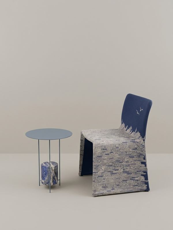 Ron Gilad, Patricia Urquiola &amp;  Marta Ferri - "GLOVE" CHAIR AND "PANNA COTTA" SIDE TABLE