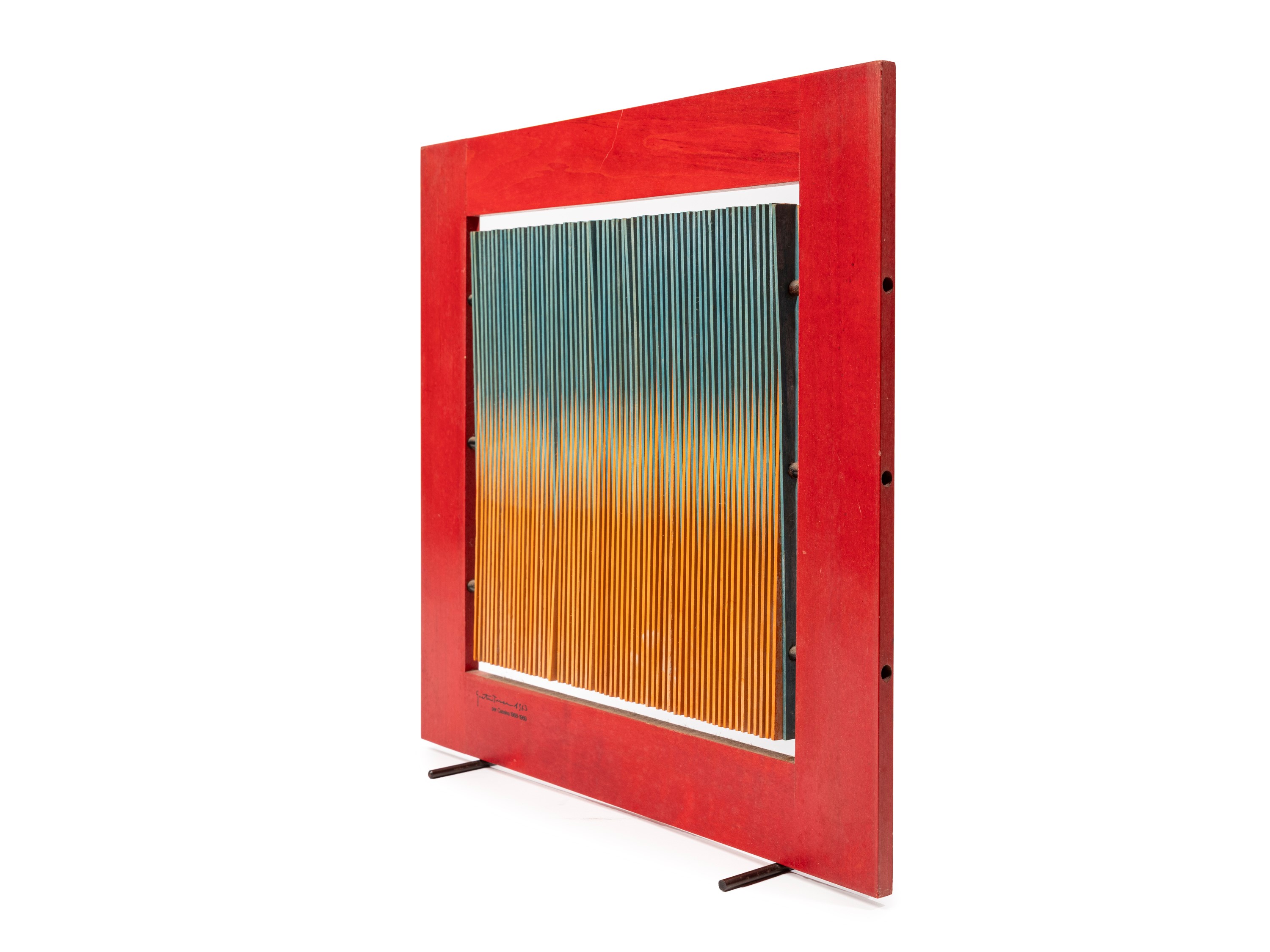 Gaetano Pesce - Scultura, legno e metallo, firmata e datata (1963)