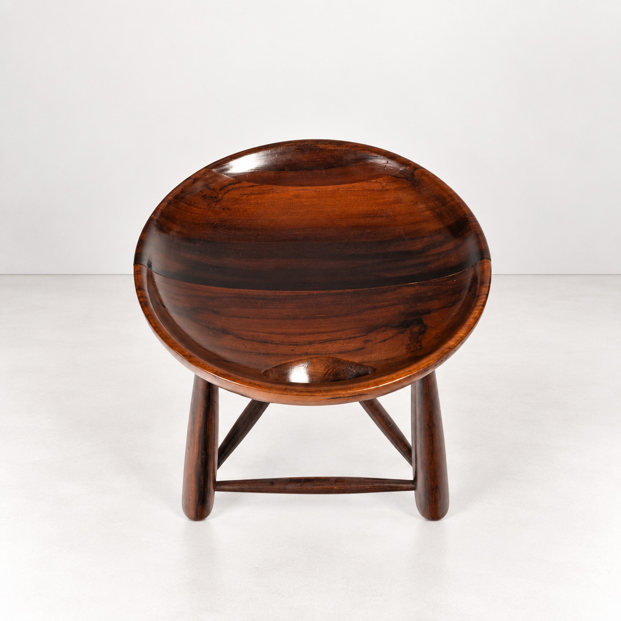 Sergio Rodrigues - Sgabello Mocho in legno massello