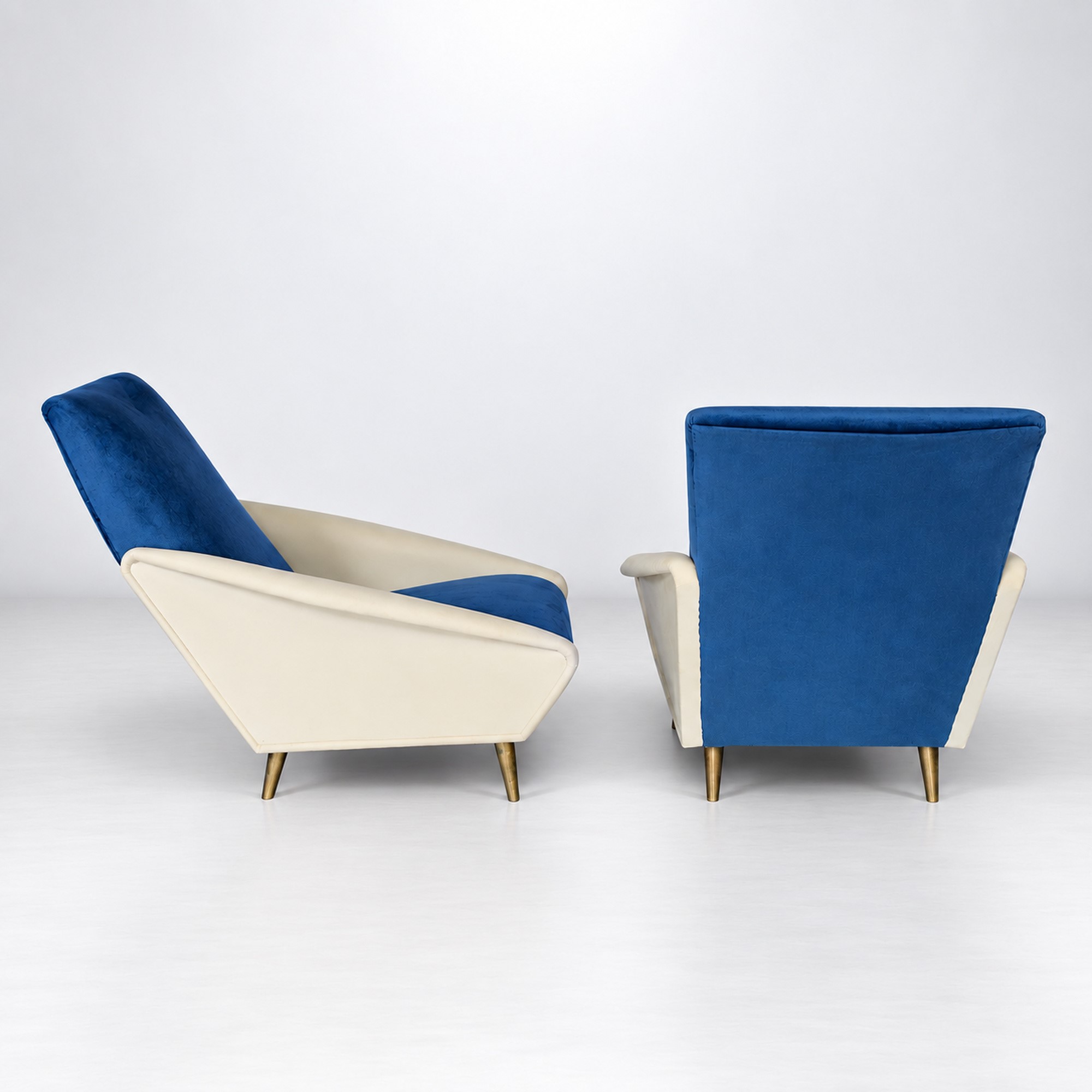 Gio Ponti - Coppia di poltrone modello 807 “Distex”