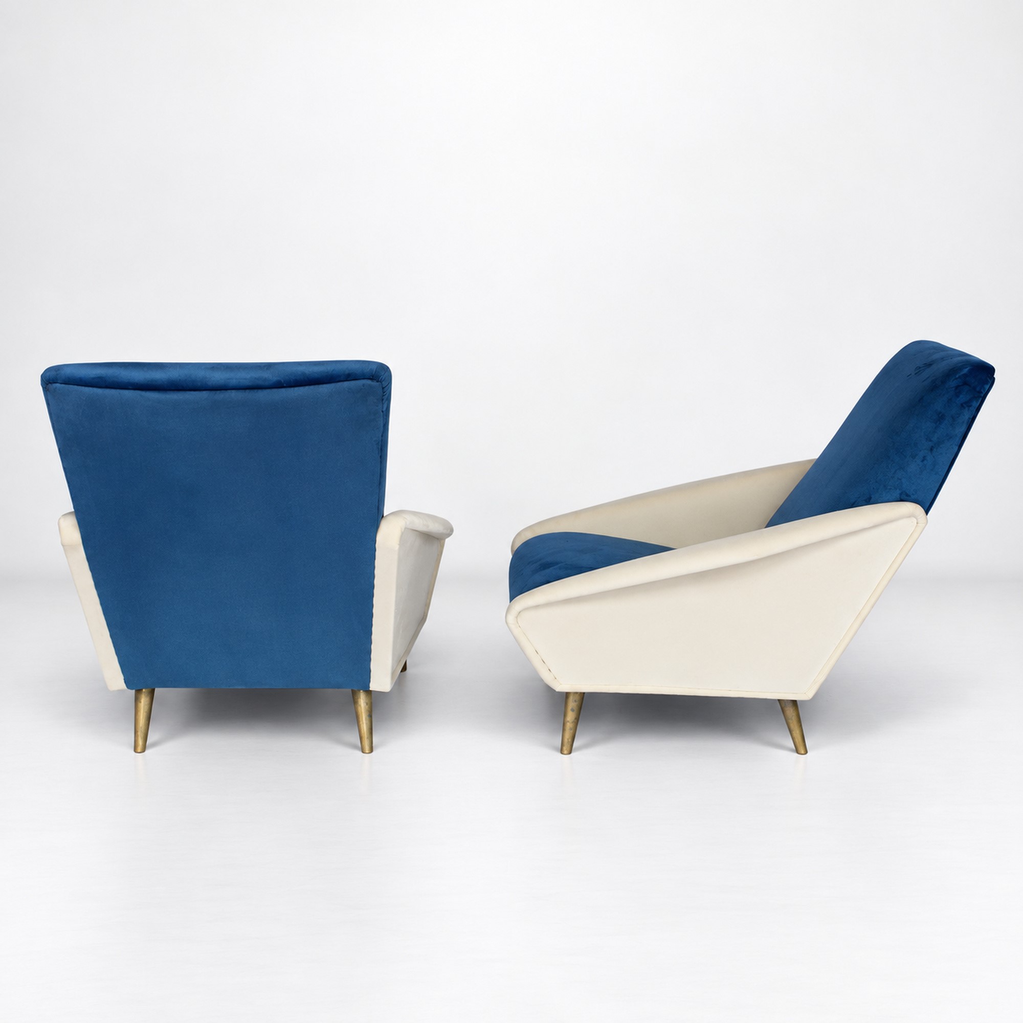 Gio Ponti - Coppia di poltrone modello 807 “Distex”