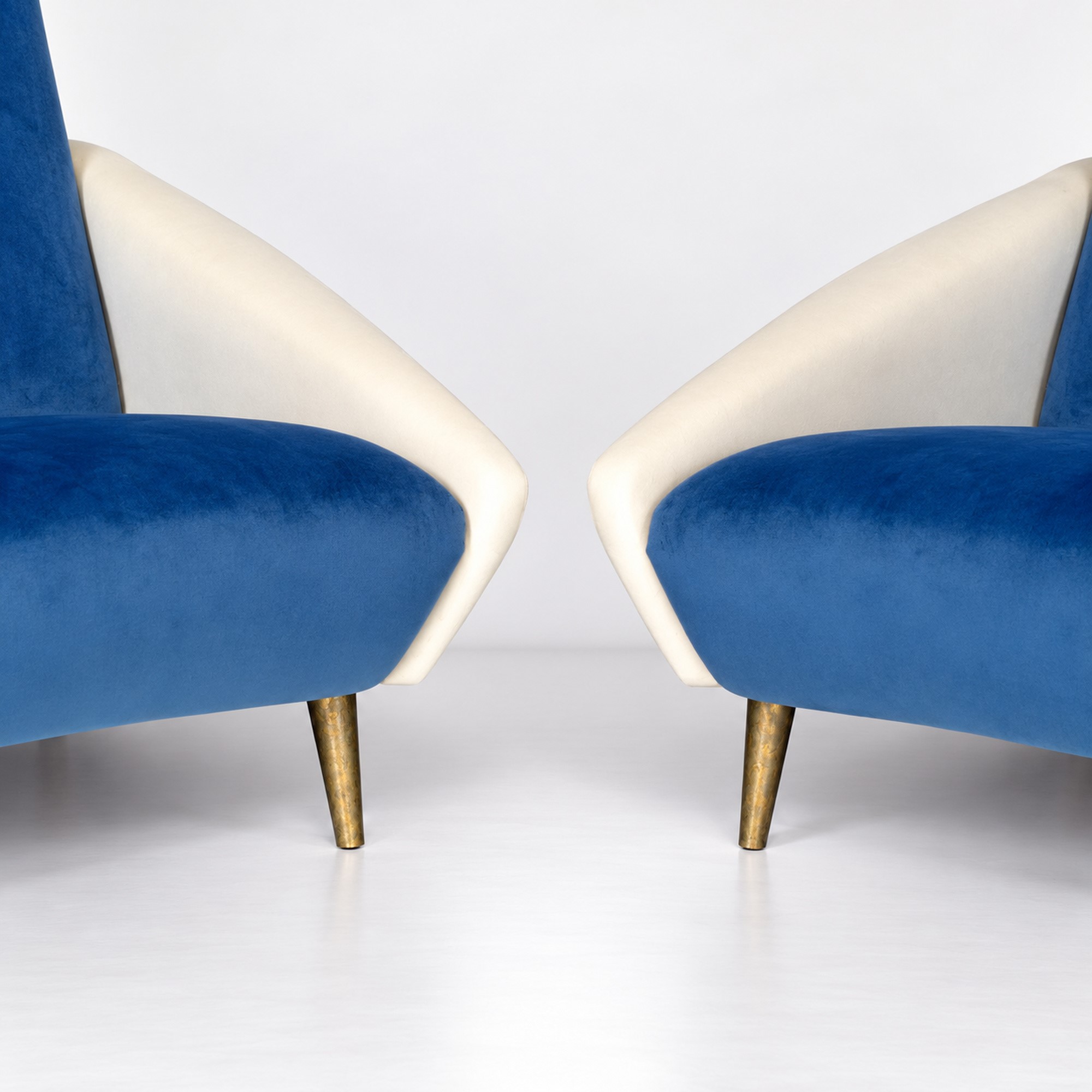 Gio Ponti - Coppia di poltrone modello 807 “Distex”