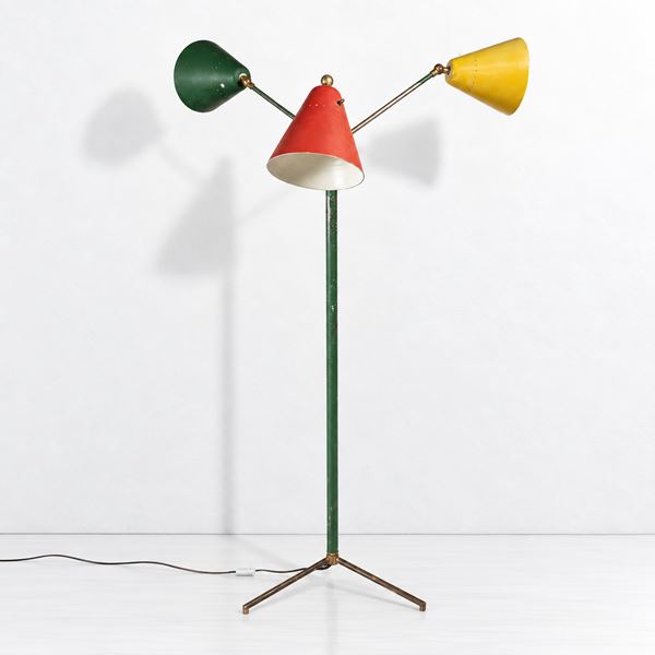 THREE-LIGHT FLOOR LAMP