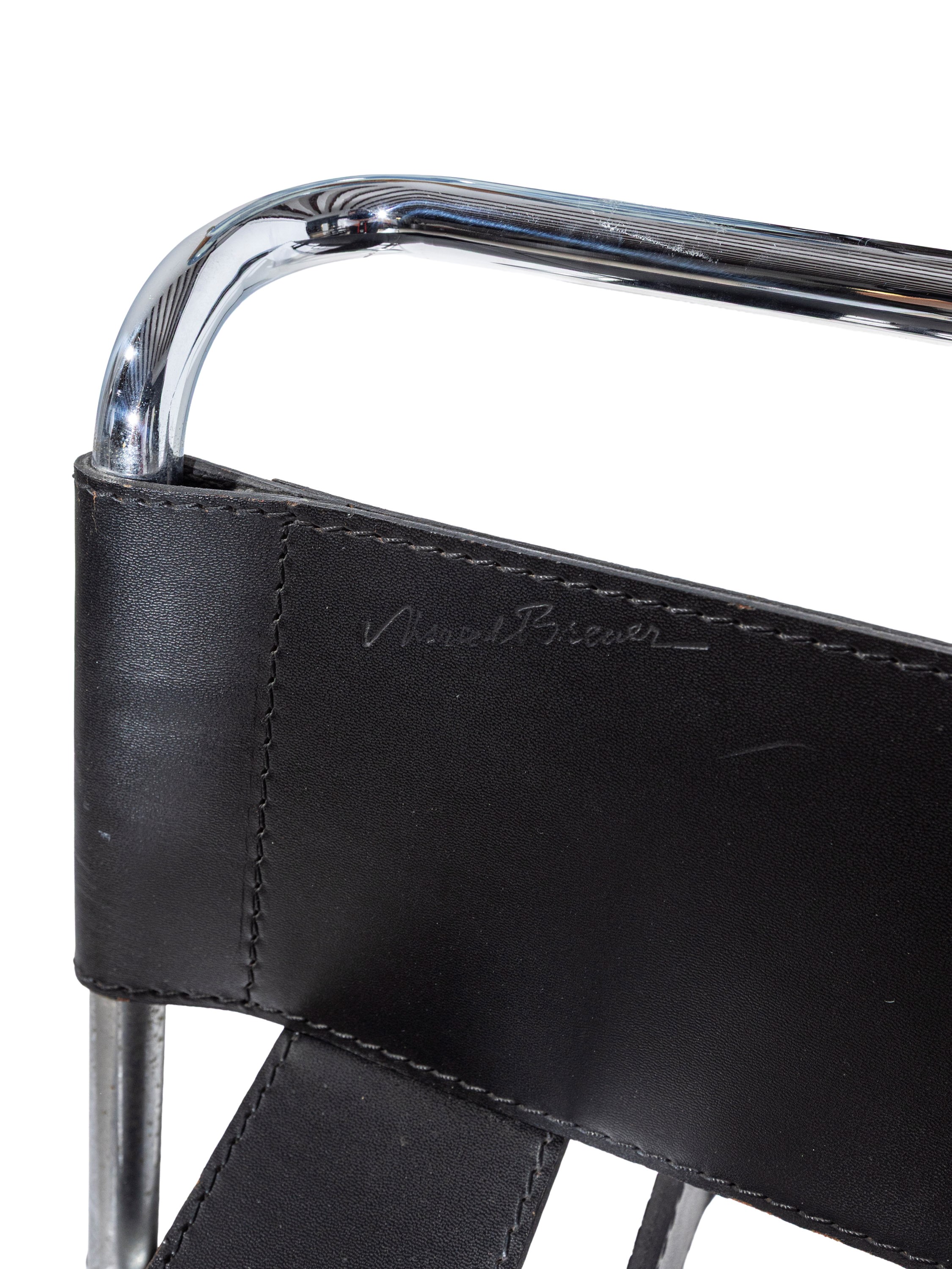 Marcel Breuer - Coppia di poltrone modello B3 Wassily