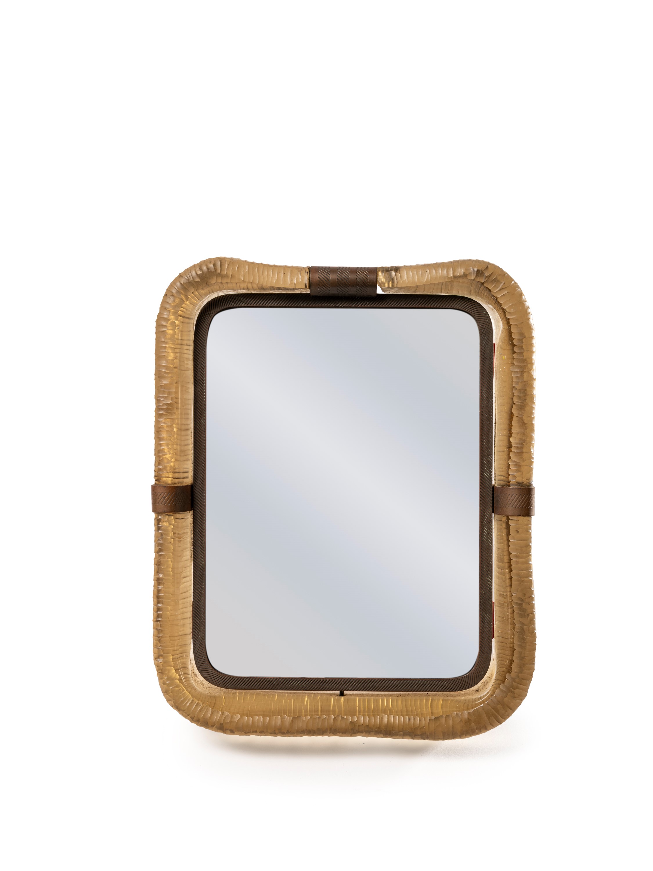 Carlo Scarpa - Cornice serie battuti in ottone e vetro