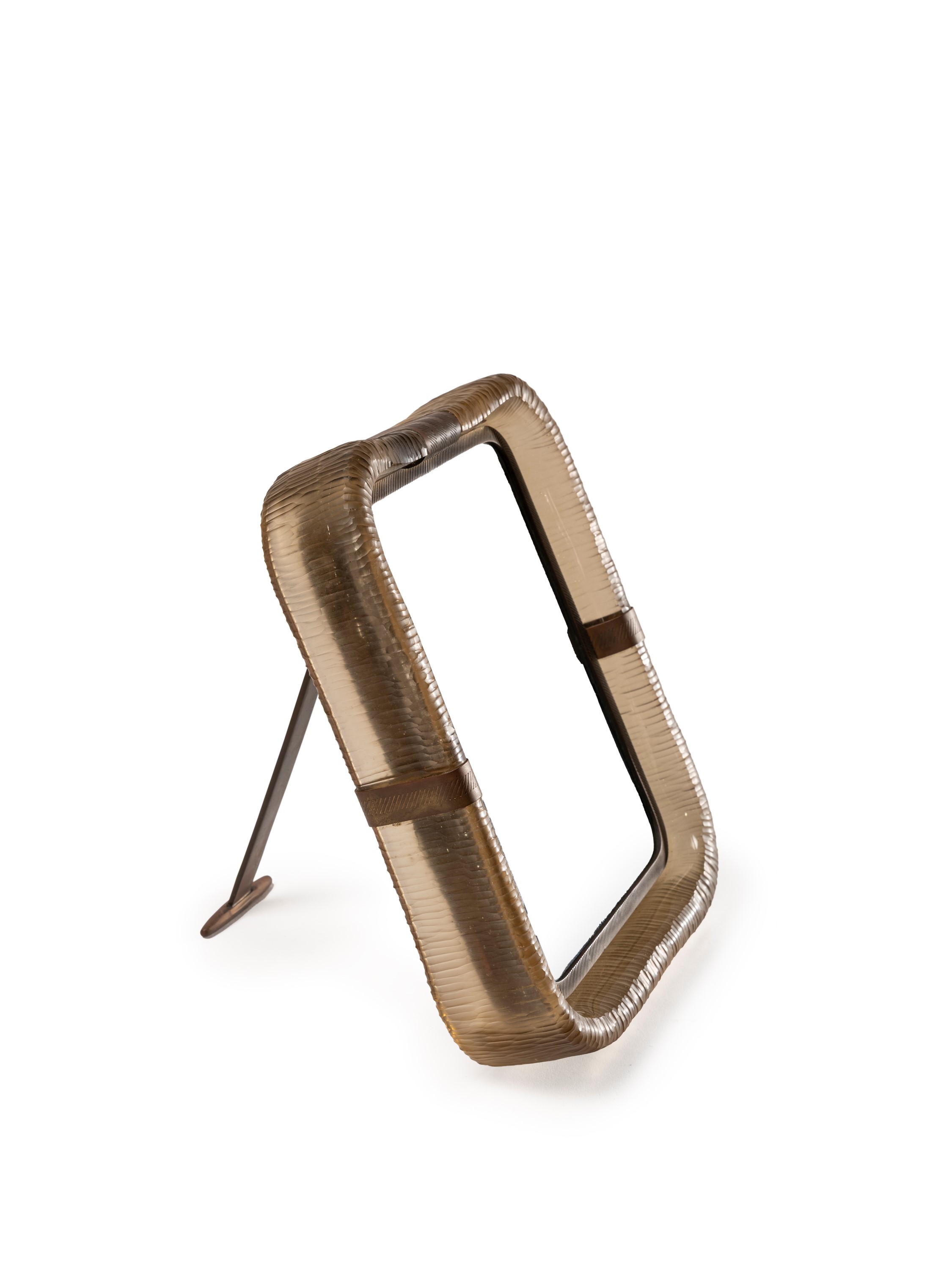 Carlo Scarpa - Cornice serie battuti in ottone e vetro