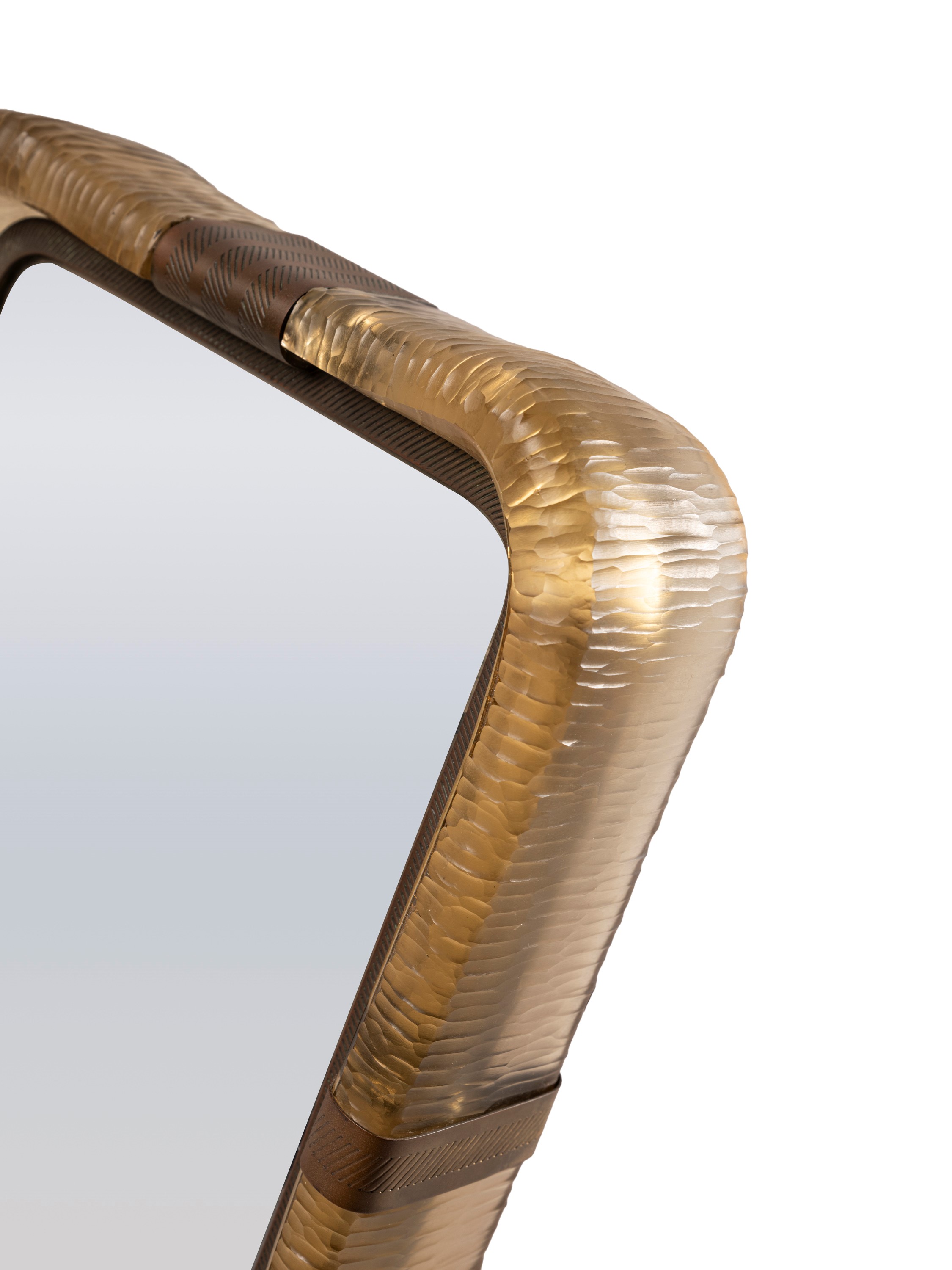 Carlo Scarpa - Cornice serie battuti in ottone e vetro