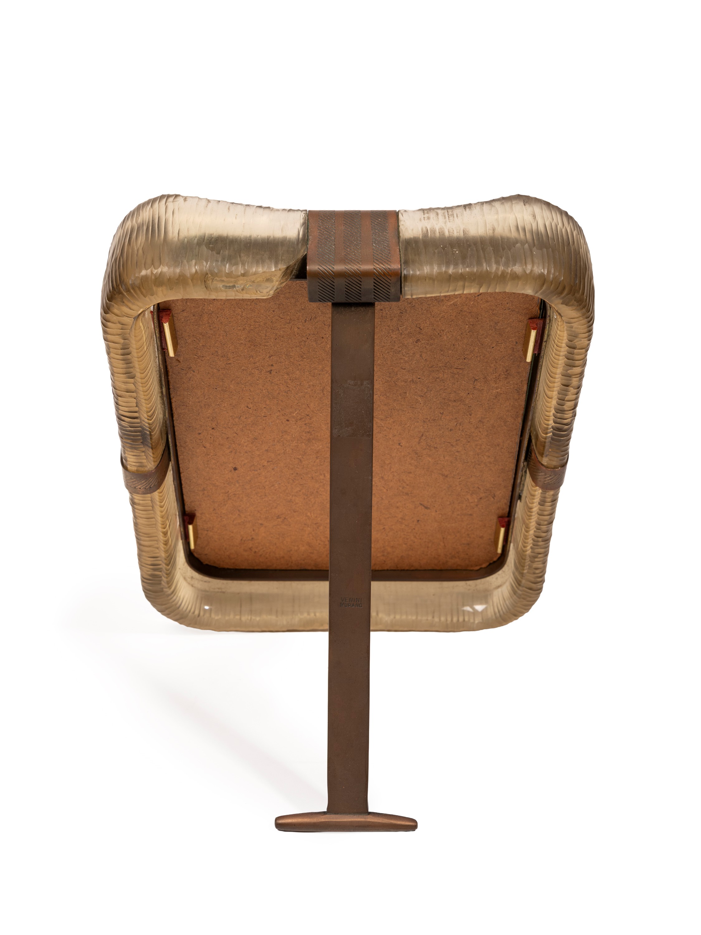 Carlo Scarpa - Cornice serie battuti in ottone e vetro