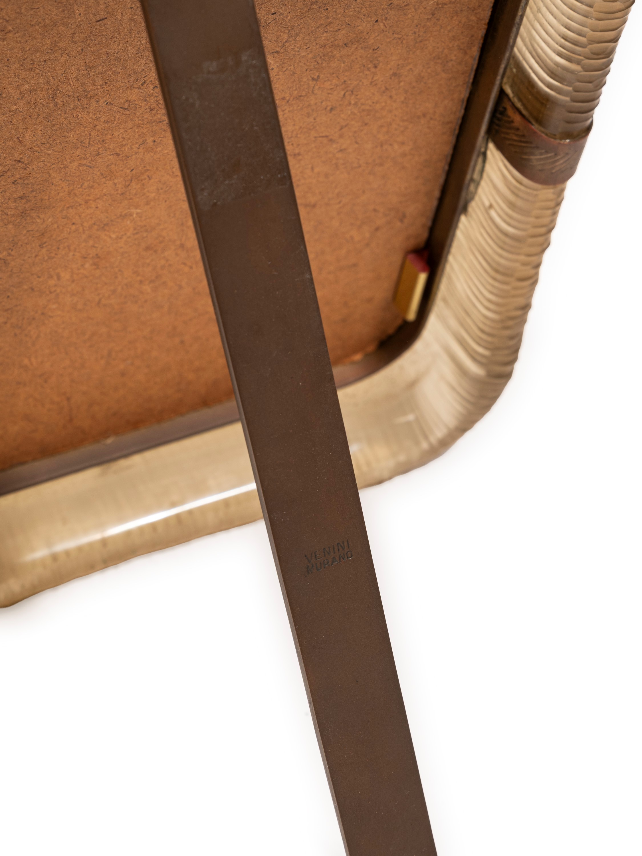 Carlo Scarpa - Cornice serie battuti in ottone e vetro