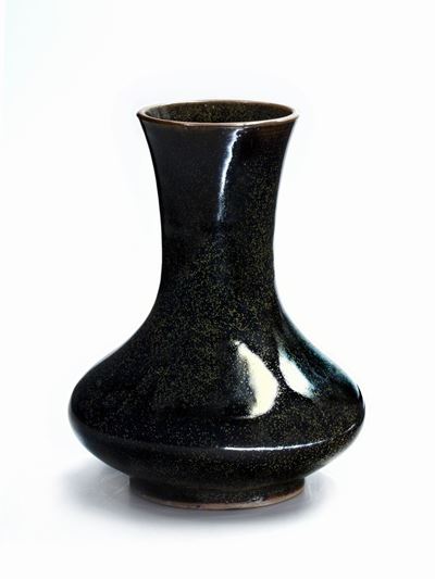 Vaso in porcellana 'Pelle di anguilla', Cina, inizio XX secolo