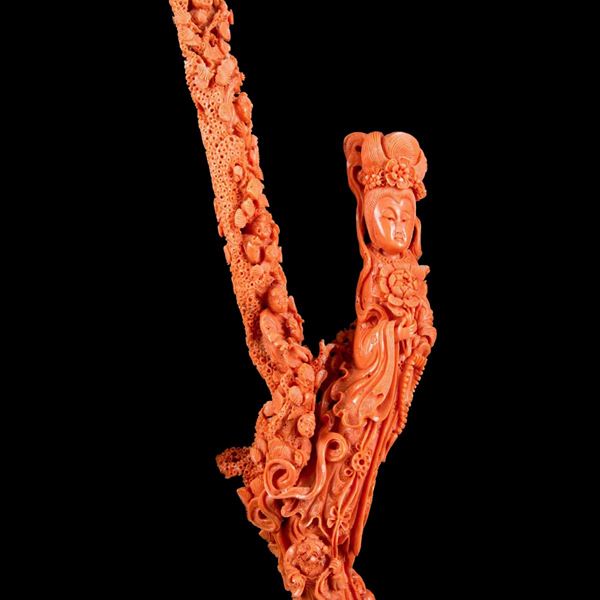 A CARVED CORAL