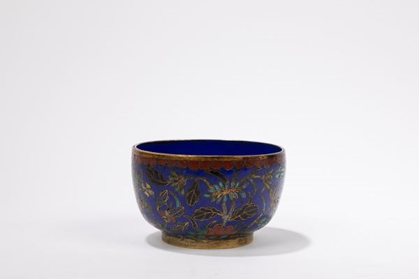 A CLOISONNE CUP