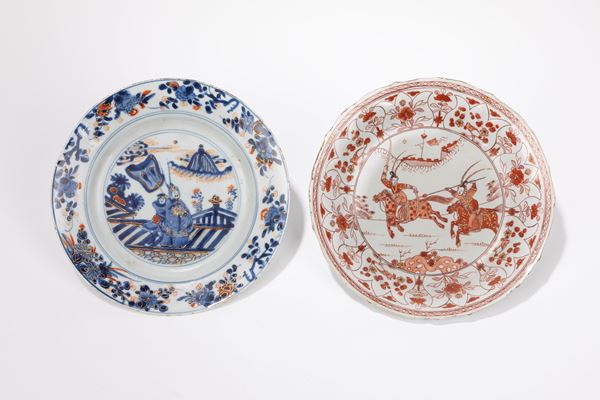 DUE PIATTI IN PORCELLANA  (Cina, periodo Kangxi (1661-1722))  - Asta Fine Asian Art - Marco Polo Auctions - Asian Art Auctions Milano