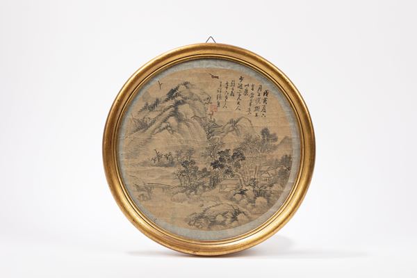 DIPINTO SU SETA  (Cina, dinastia Qing, XIX secolo)  - Asta Fine Asian Art - Marco Polo Auctions - Asian Art Auctions Milano