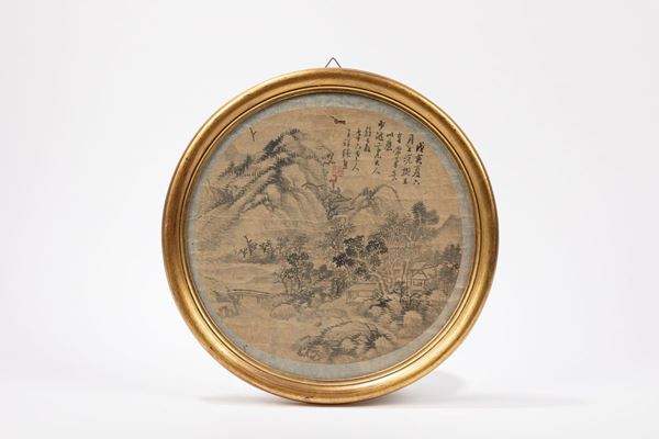 A PAINTING ON SILK  (China, Qing dynasty, 19th century)  - Auction Fine Asian Art - Marcopolo srl - Marcopolo Asian Art Auction Milano